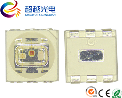 5050大功率七彩灯珠RGB三色灯0.6W/1.5W其他颜色组合均可定制